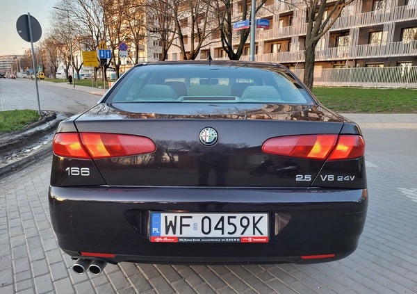 Alfa Romeo 166 cena 19900 przebieg: 54321, rok produkcji 1999 z Warszawa małe 742